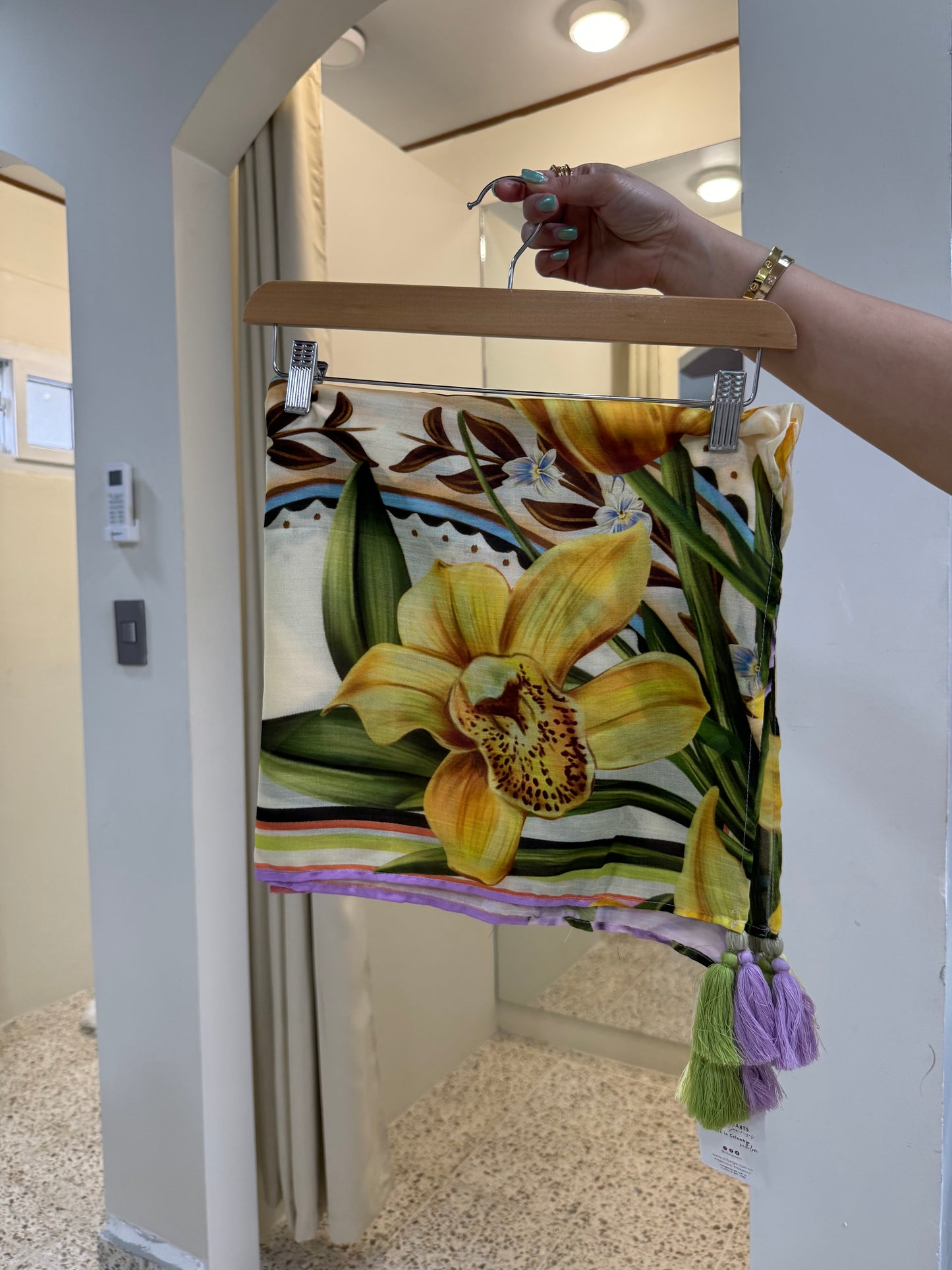 Pareo / Top floreado Atlas