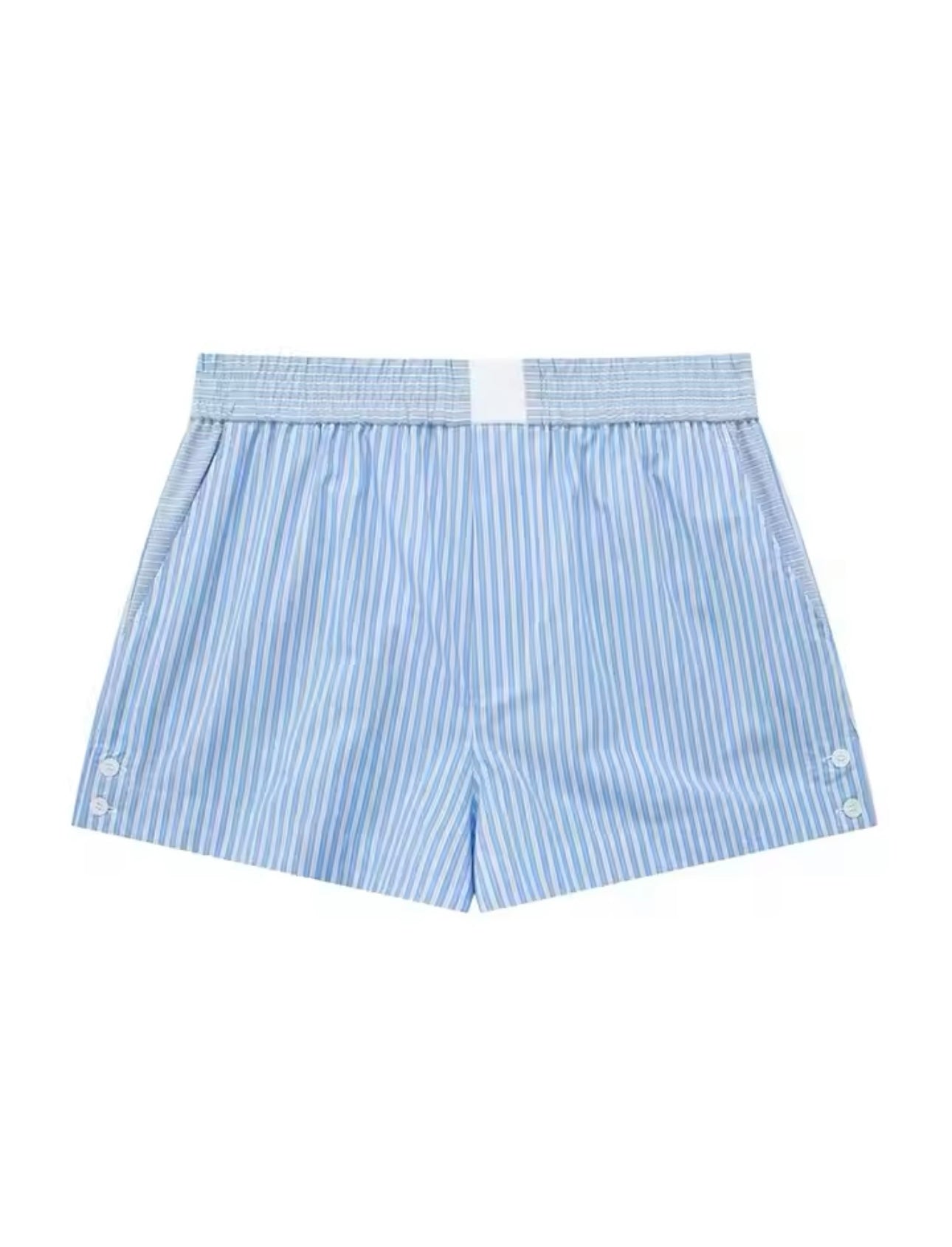 Blue Stripes Shorts