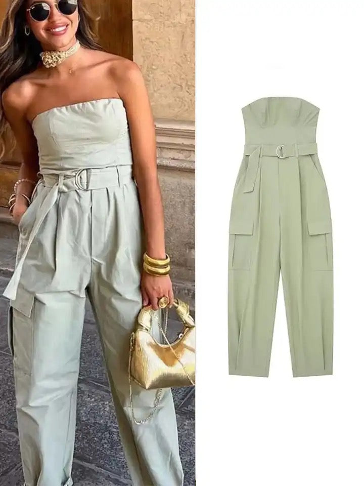 Strapless Jumpsuit